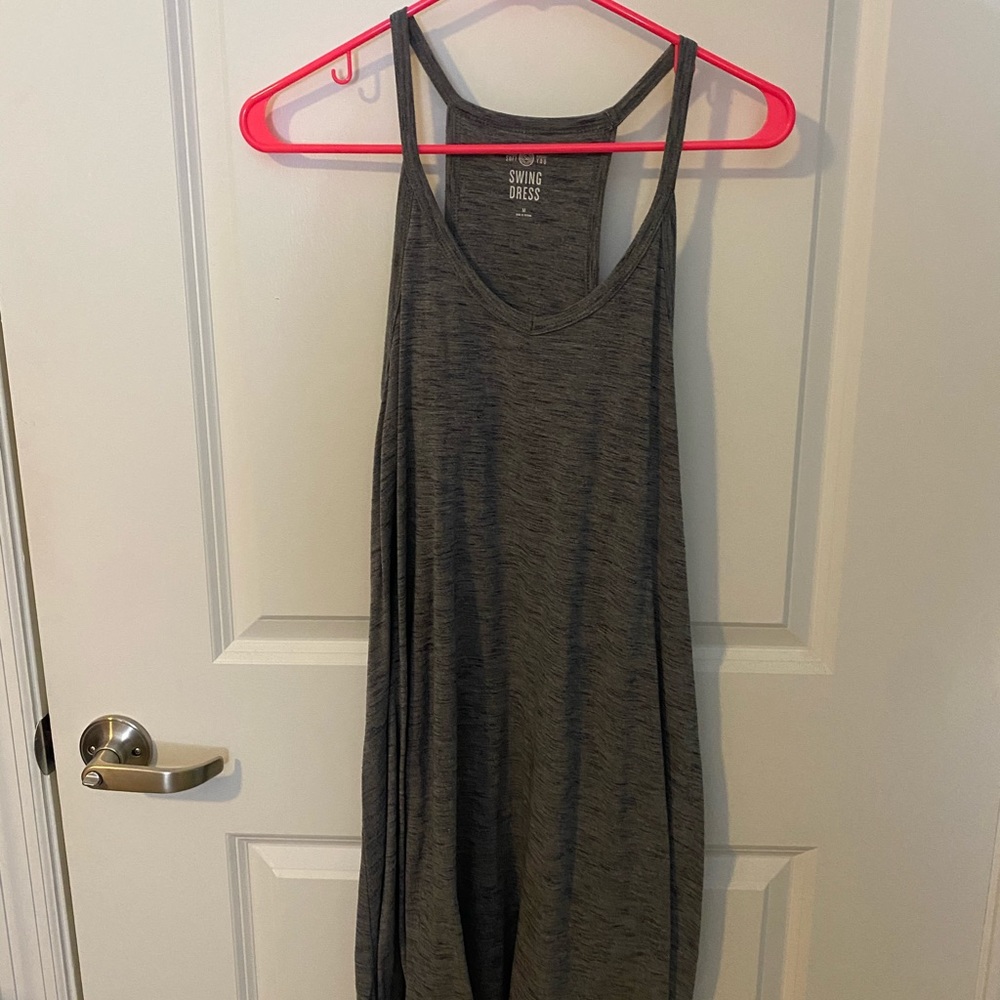 Gray swing dress
